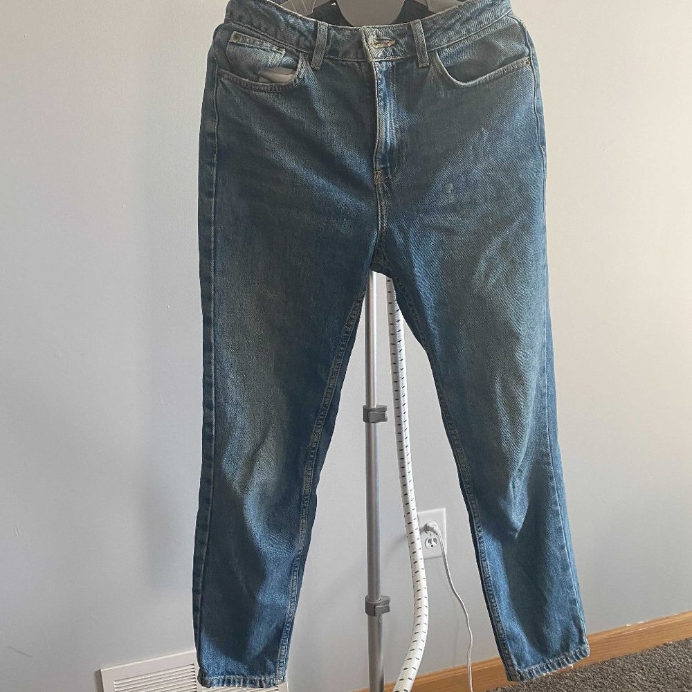 Topshop Mom Jeans in blue